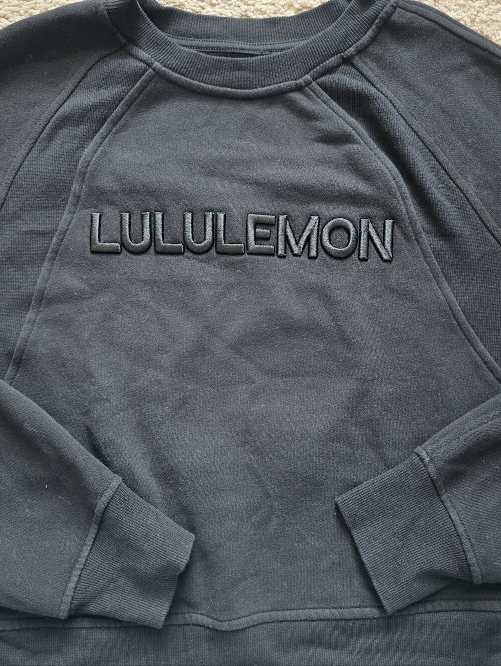 Lululemon Scuba Oversized Pullover Wordmark size xs/s